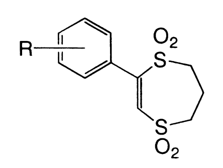 Dithiin series structure